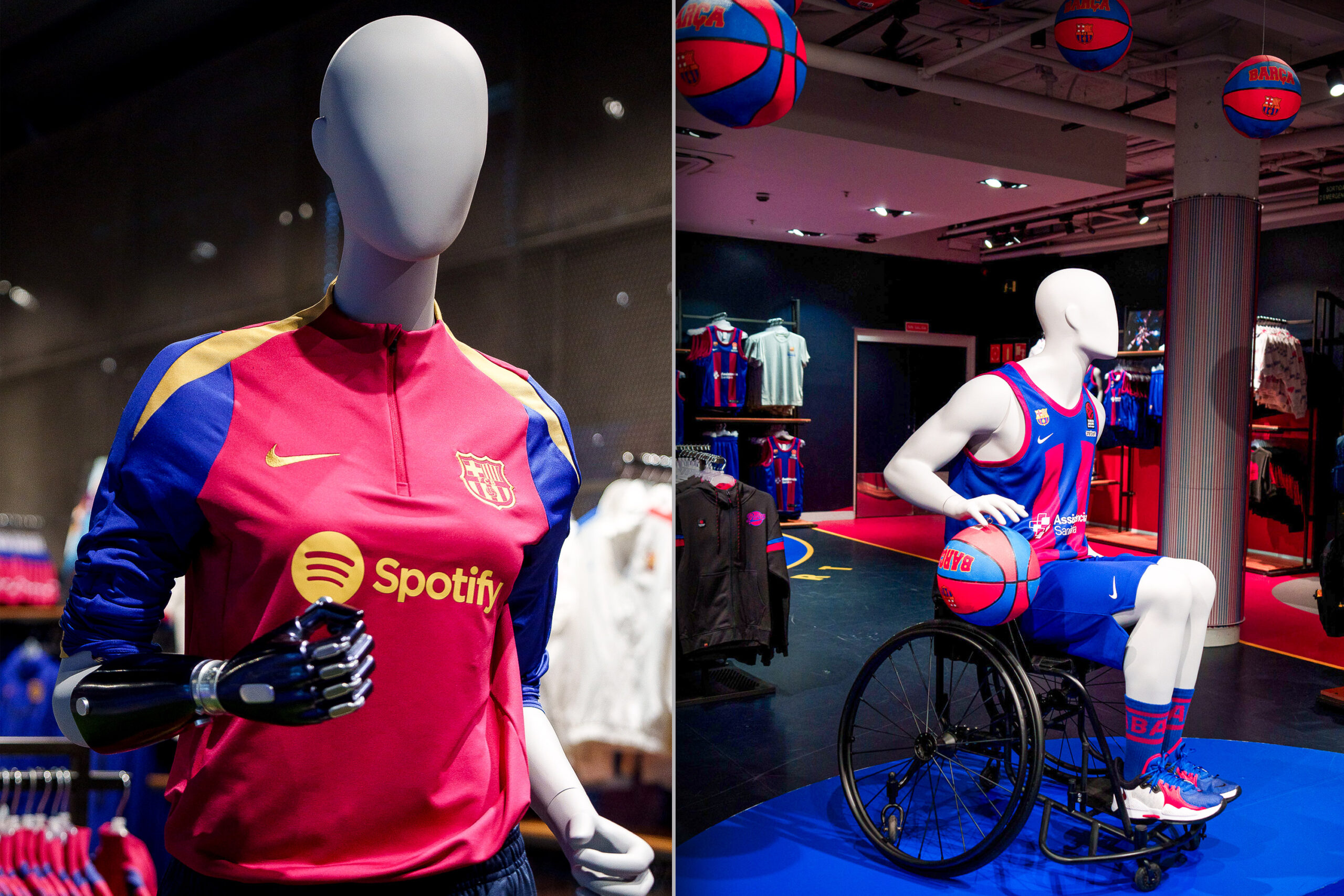 New mannequins in Barça Store to foster diversity and inclusion