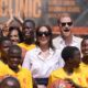 Nigeria's fashion and dancing styles in the spotlight as Harry, Meghan visit its largest city