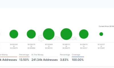 Dogecoin addresses metric.