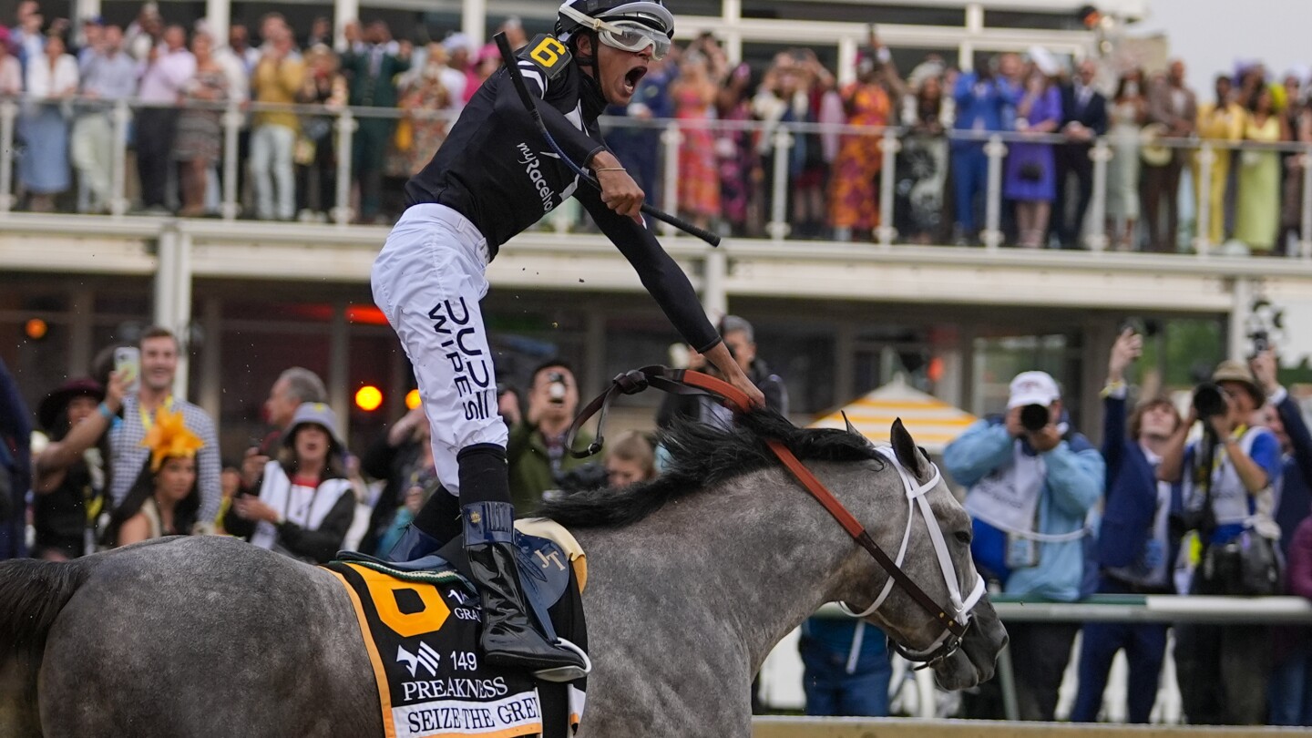 Preakness 2024: Seize the Grey wins, ending Mystik Dan’s Triple Crown bid