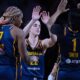 Raucous crowd roars its approval for Caitlin Clark in her home debut with Fever, an 83-80 win