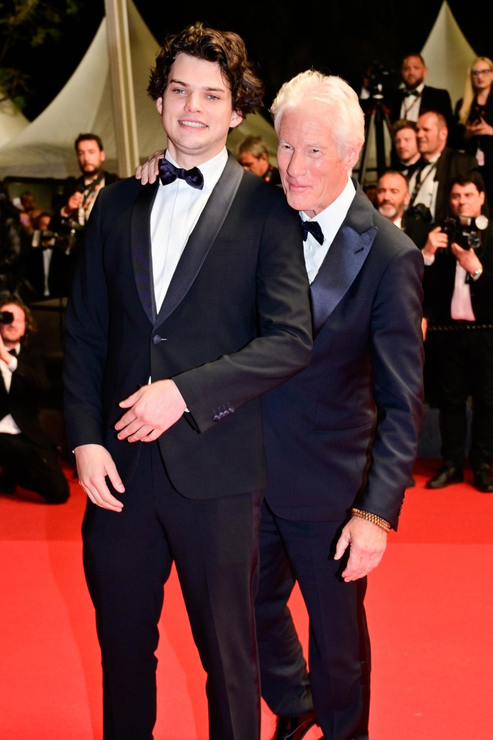 Richard Gere Makes Rare Appearance With Eldest Son Homer on Cannes Red Carpet