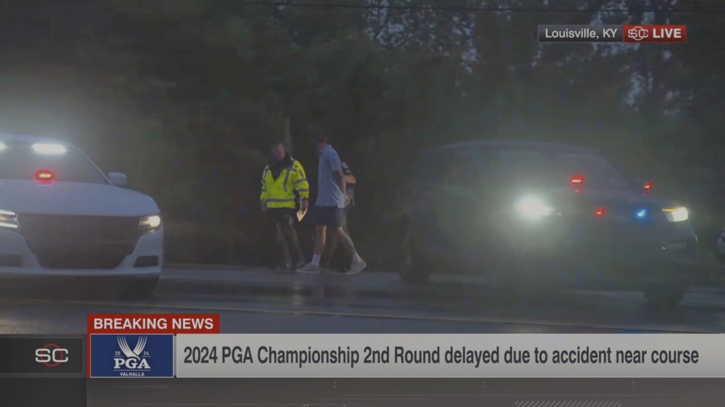 Scheffler detained by police at PGA Championship