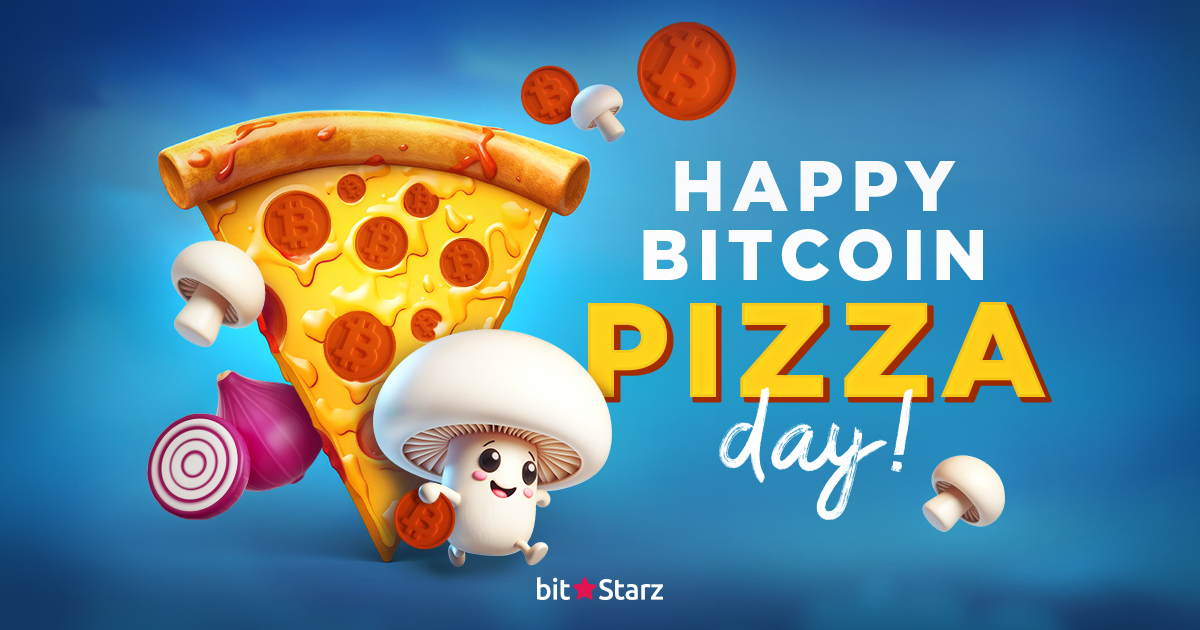 Spend Bitcoin Pizza Day with Extra Cheesy Slots at BitStarz!1