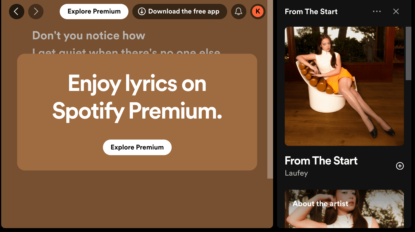 Spotify Puts Lyrics Behind The Paywall