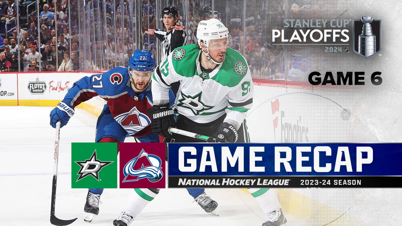 Stars eliminate Avalanche with 2OT win in Game 6, reach West Final