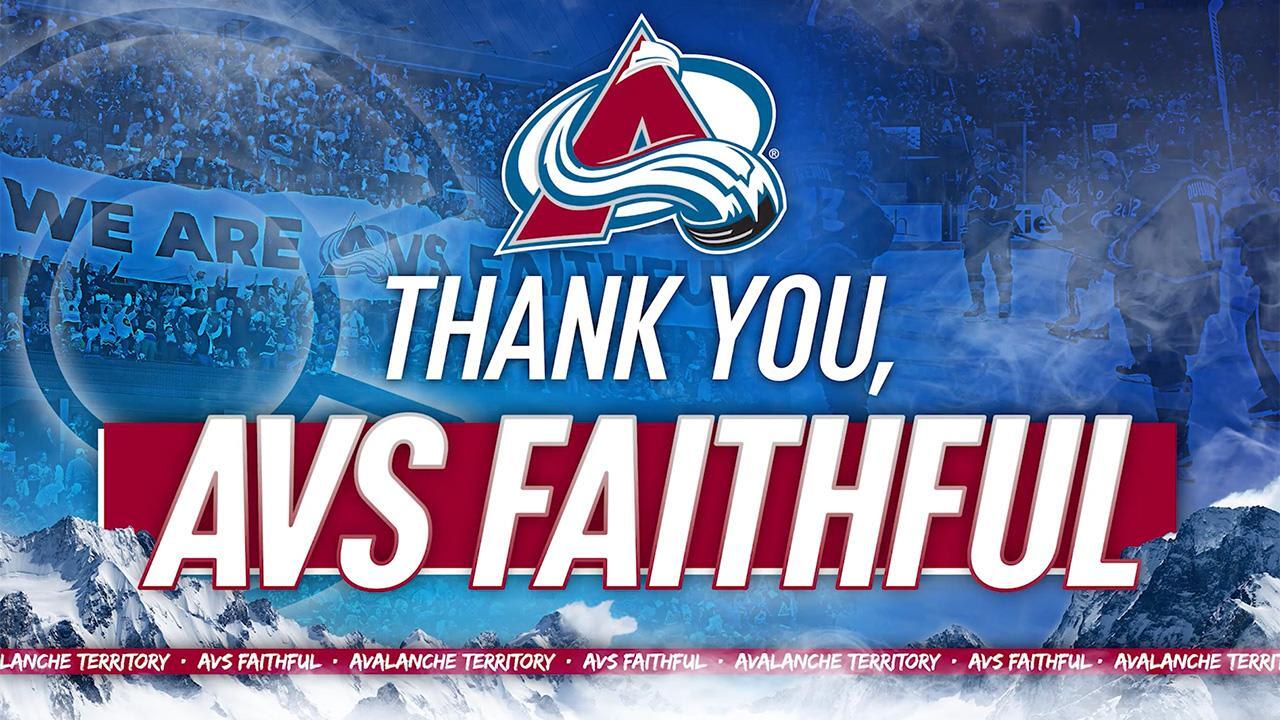 Thank You, Avs Faithful | Colorado Avalanche