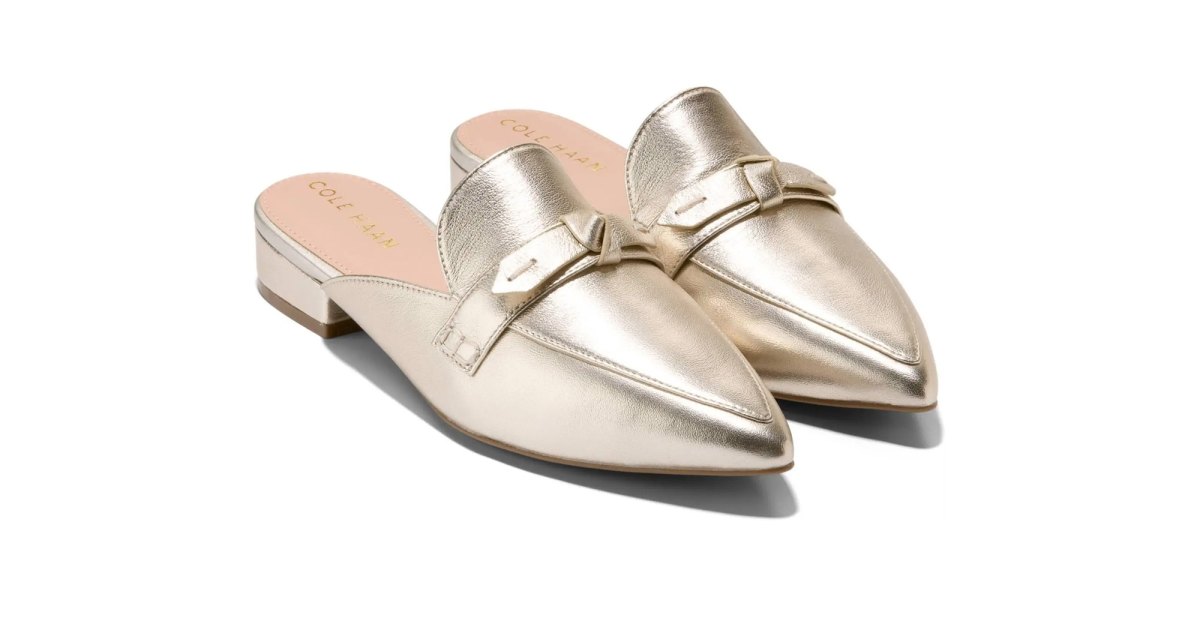 These 'Soft' Cole Haan Mules Are 33% Off Now at Zappos