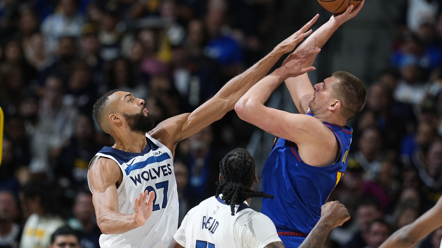 Timberwolves center Rudy Gobert misses Game 2 in Denver