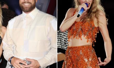 Travis Kelce Supports Taylor Swift at Her Eras Tour Concert in Paris 781