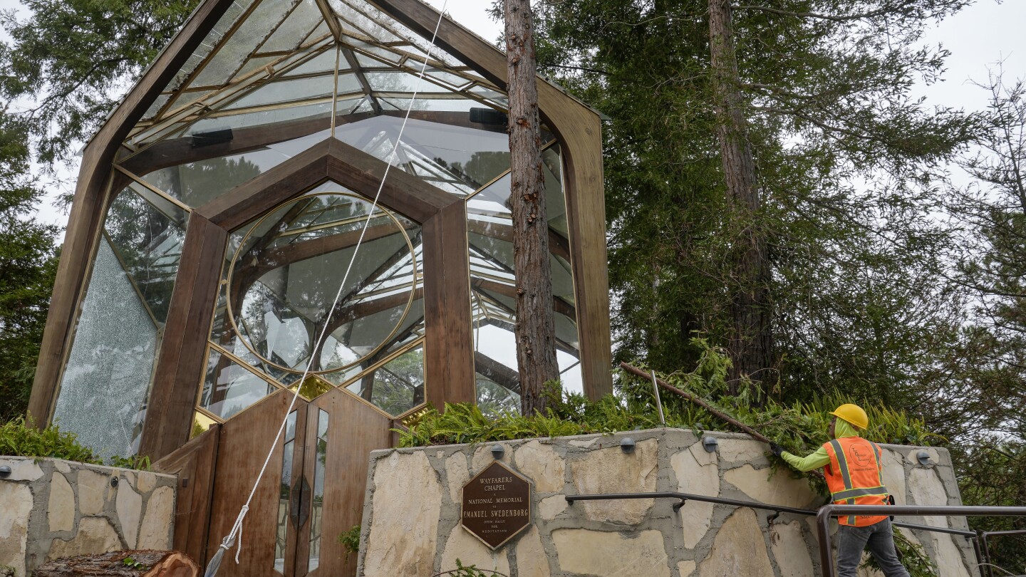 Wayfarers Chapel: Landslide forces closure of Southern California chapel