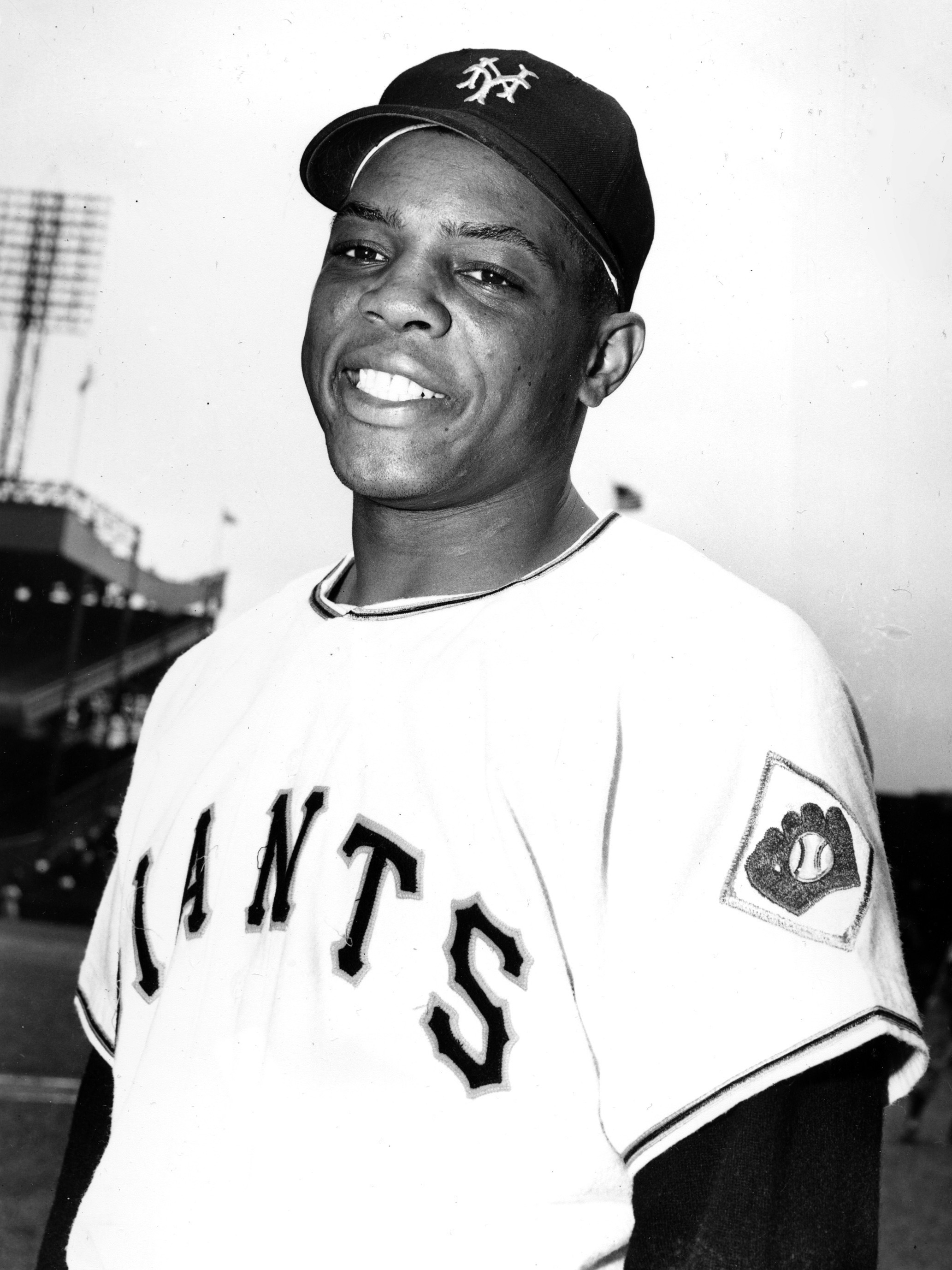 New York Giants outfielder at the Polo Grounds in New York City in 1951.