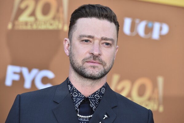 FILE - Justin Timberlake arrives at the Los Angeles premiere of 