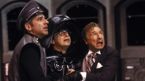 SPACEBALLS, George Wyner, Rick Moranis, Mel Brooks, 1987. (c) MGM/ Courtesy: Everett Collection.