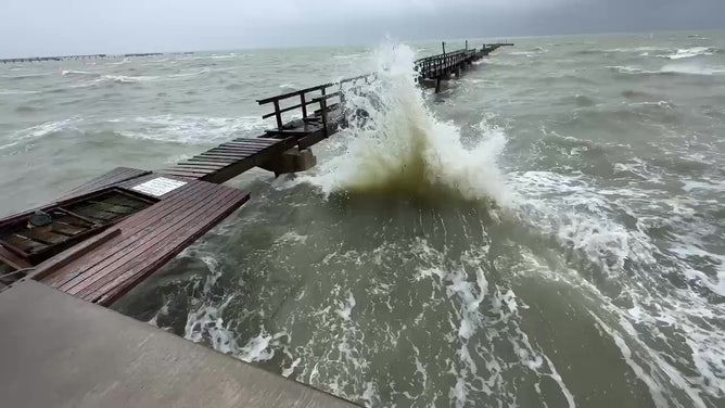 Stormy weather in Corpus Christi, Texas