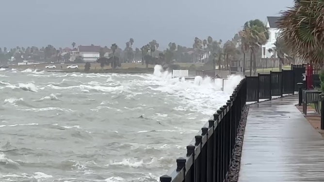 Stormy weather in Corpus Christi, Texas