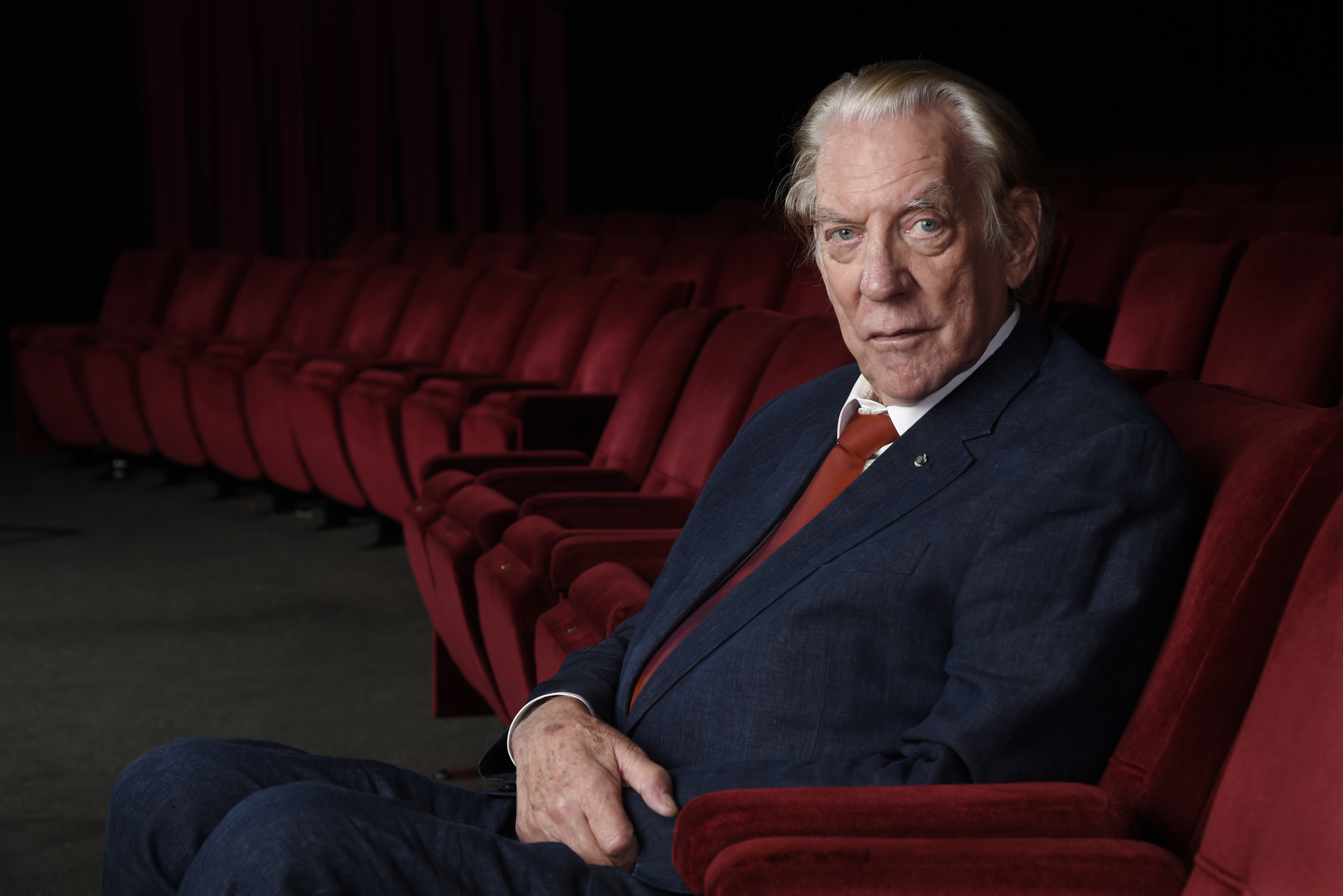 Actor Donald Sutherland at the Academy of Motion Picture Arts and Sciences in Beverly Hills, Calif., in 2017.