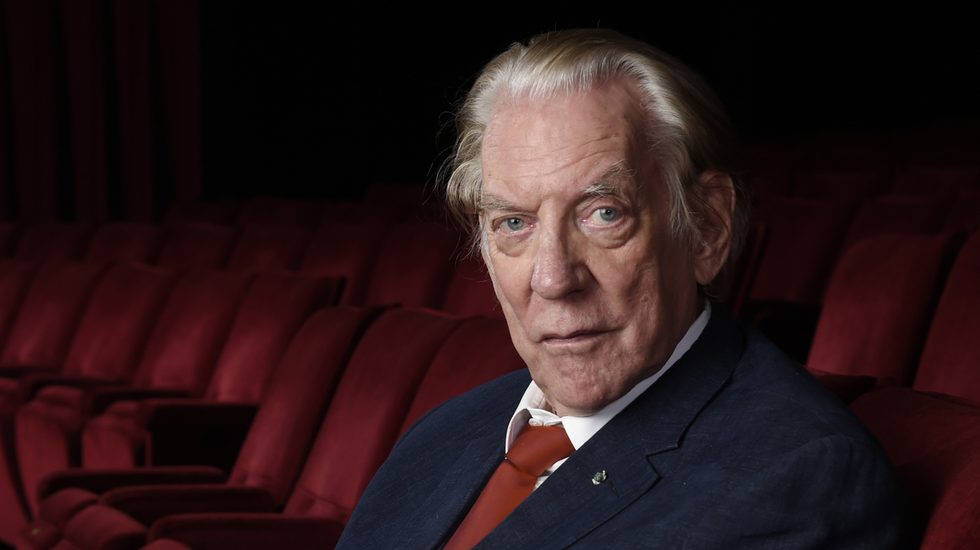 Donald Sutherland, known for playing off-kilter authority figures, has died : NPR