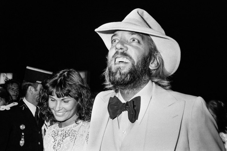 Image: Donald Sutherland and his wife Canadian actress Francine Racette