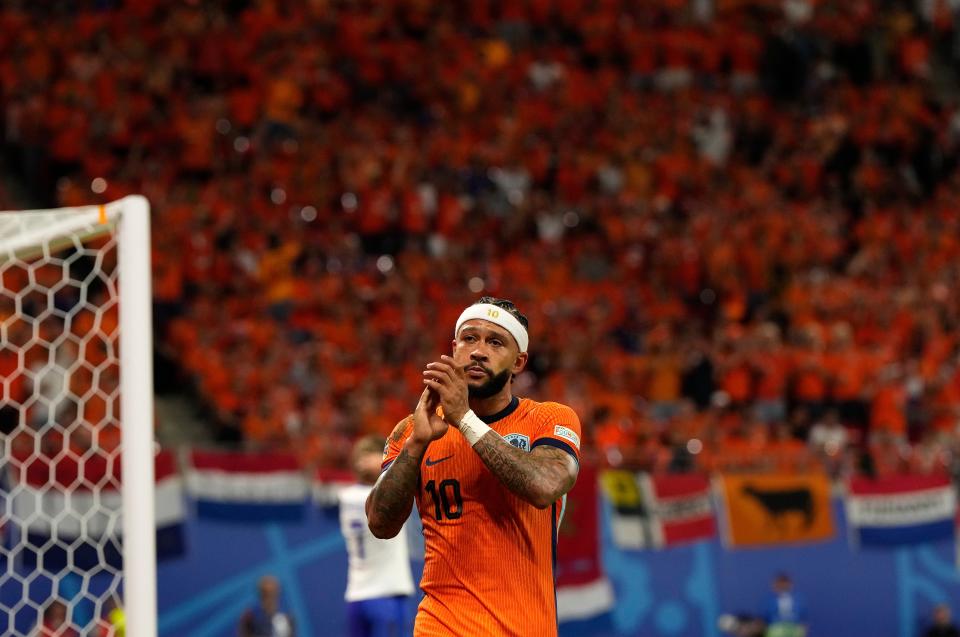 Memphis Depay is still finding his feet at Euro 2024 (AP)