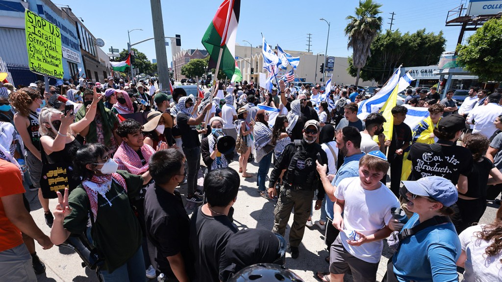 Biden Condemns Pro-Palestine Protest Violence at L.A. Synagogue Event