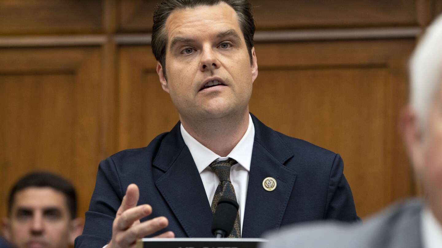 Ethics probe into Matt Gaetz reviewing allegations of sexual misconduct, illicit drug use