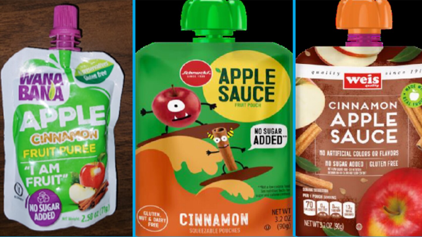 FDA says Dollar Tree left lead-tainted applesauce pouches on shelves after recall