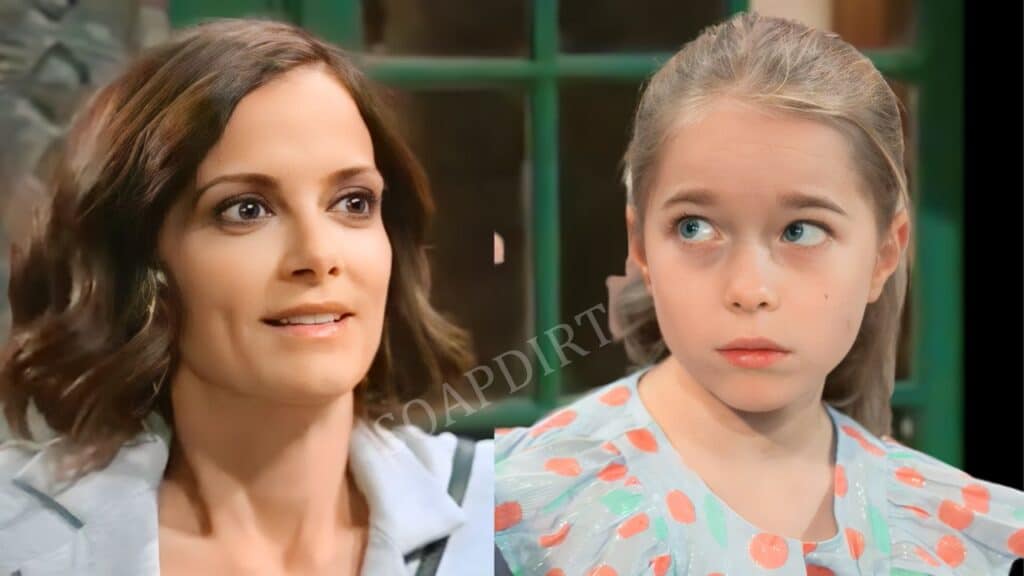 General Hospital: Violet Barnes Finn (Jophielle Love) - Hayden Barnes (Rebecca Budig)