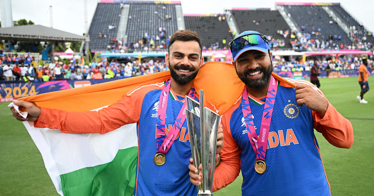 India legends end career with T20 World Cup 2024 trophy