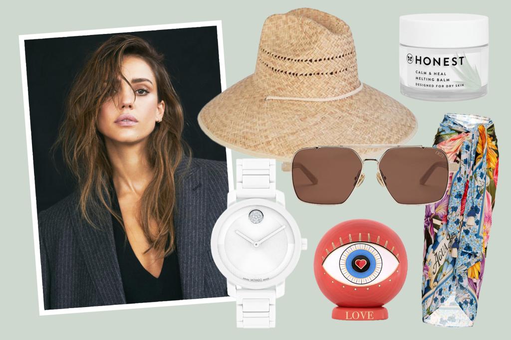 Jessica Alba’s tool kit —crystals, charms and motivational books