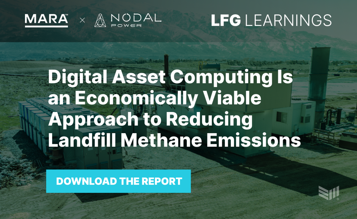 LFG Learnings Report: Digital Asset Computing Is an Economically Viable Approach to Reducing Landfill Methane Emissions