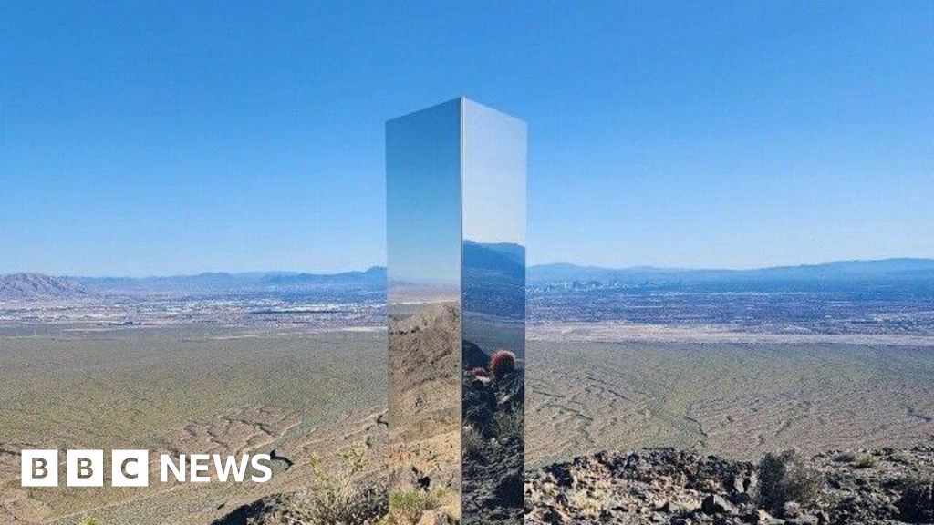 Mystery monolith appears in Nevada desert