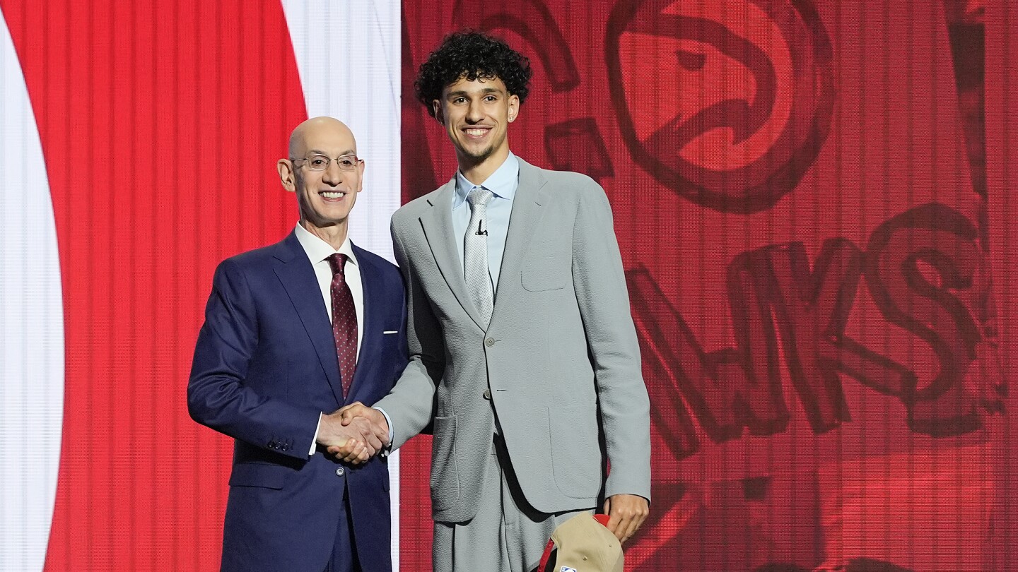 NBA draft: Hawks take Zaccharie Risacher with No. 1 pick