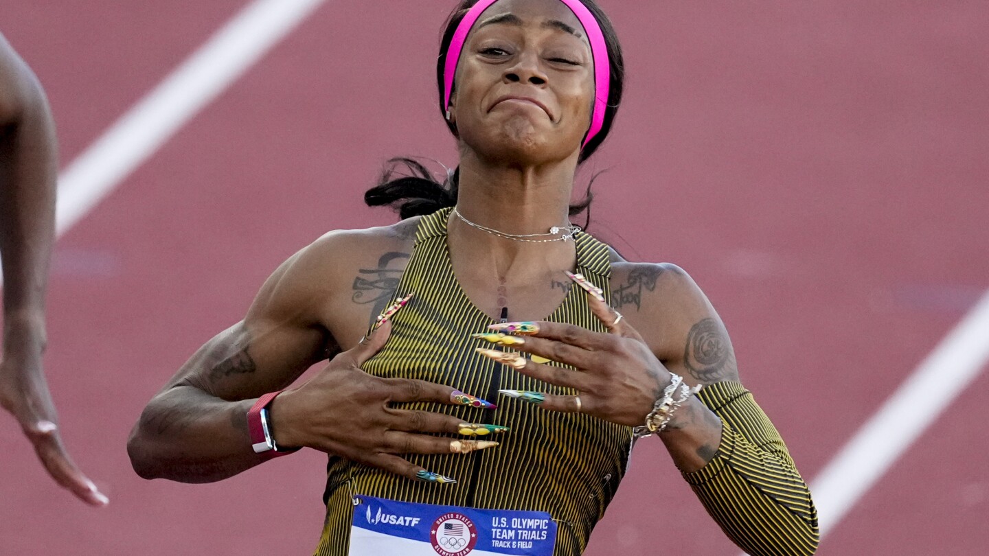 Sha'Carri Richardson wins women's 100 final to reach Paris Olympics