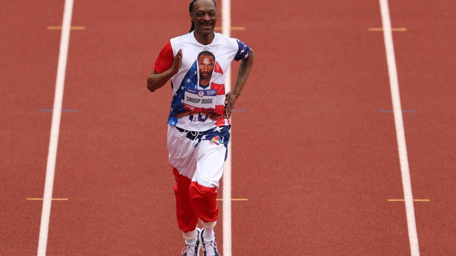 Snoop Dogg Preps for 2024 Olympics With 200m Sprint at Track Trials