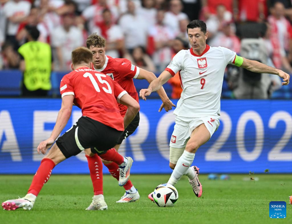 UEFA Euro 2024 Group D match: Poland vs. Austria-Xinhua