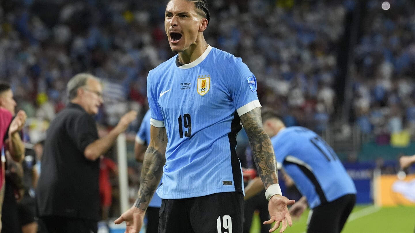 Uruguay starts Copa America campaign with 3-1 win over Panama