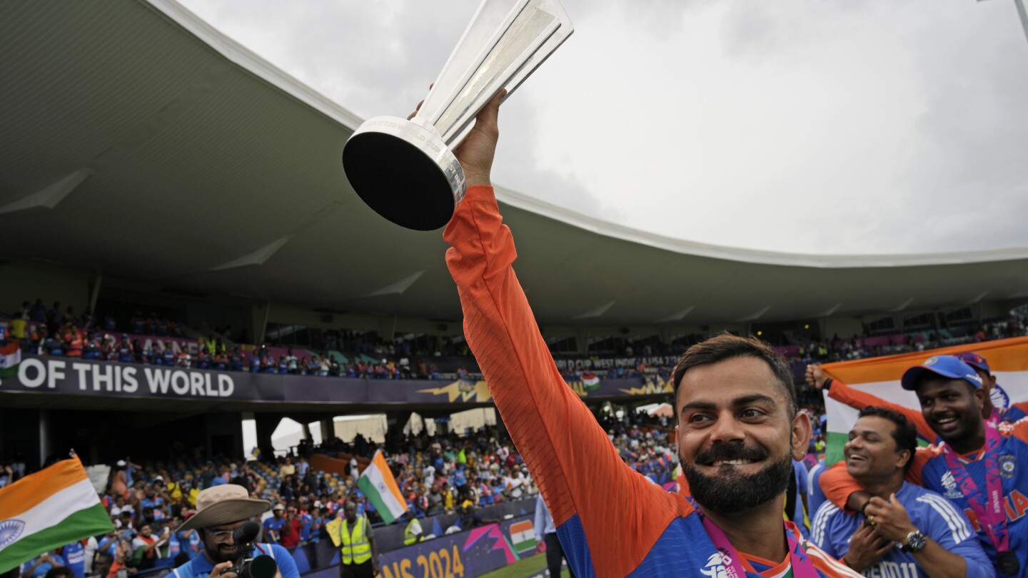 Virat Kohli ends T20 career on a high as India wins World Cup