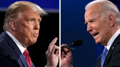 Getty Images Trump and Biden