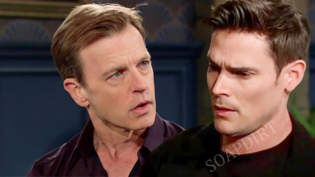 Young and the Restless Spoilers: Tucker McCall (Trevor St John) - Adam Newman (Mark Grossman)