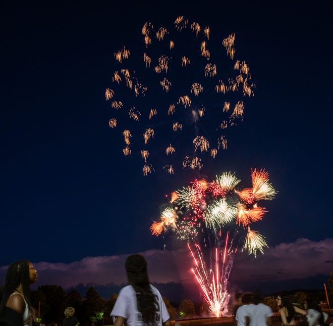 As part of the annual Independence Day Celebration, the Springettsbury Township Park sky is lit up with a fireworks display. The Sounds of Summer concert by Dave Bray USA kicked off the evening and was followed by the fireworks. Randy Flaum photos for The York Dispatch - yorkstoryman@gmail.com