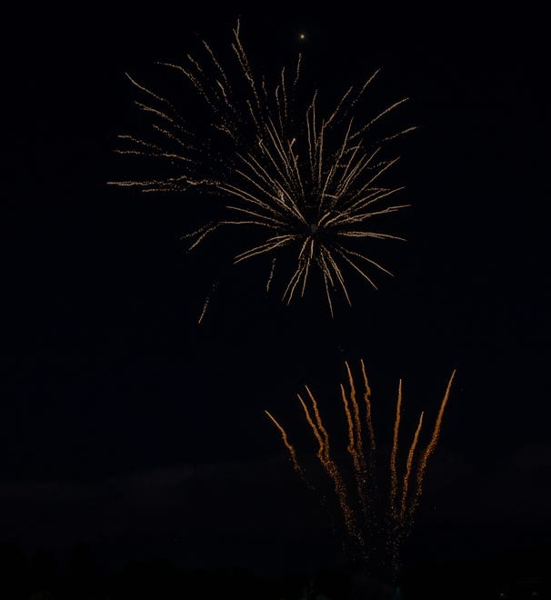 As part of the annual Independence Day Celebration, the Springettsbury Township Park sky is lit up with a fireworks display. The Sounds of Summer concert by Dave Bray USA kicked off the evening and was followed by the fireworks. Randy Flaum photos for The York Dispatch - yorkstoryman@gmail.com