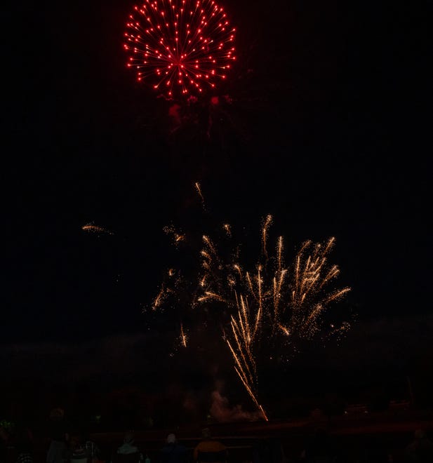 As part of the annual Independence Day Celebration, the Springettsbury Township Park sky is lit up with a fireworks display. The Sounds of Summer concert by Dave Bray USA kicked off the evening and was followed by the fireworks. Randy Flaum photos for The York Dispatch - yorkstoryman@gmail.com