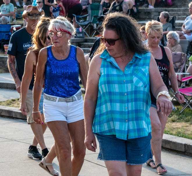 As part of the annual Independence Day Celebration, the Springettsbury Township Park sky is lit up with a fireworks display. The Sounds of Summer concert by Dave Bray USA kicked off the evening and was followed by the fireworks. Randy Flaum photos for The York Dispatch - yorkstoryman@gmail.com