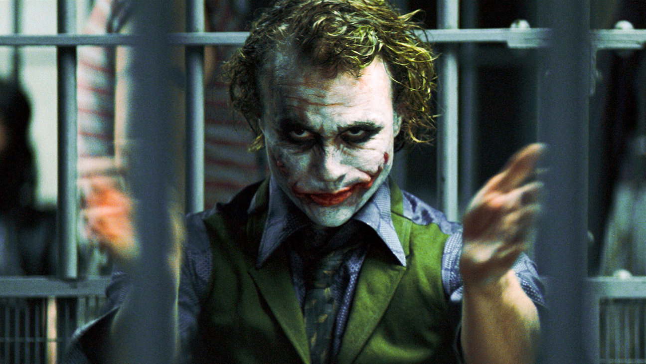 The Dark Knight, Heath Ledger as The Joker, 2008.