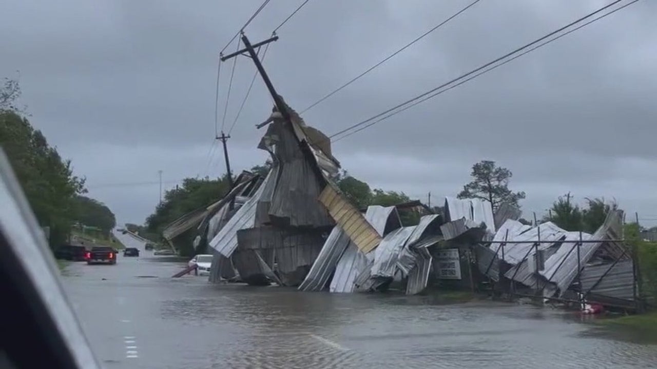 Houston damage, flooding, power outages