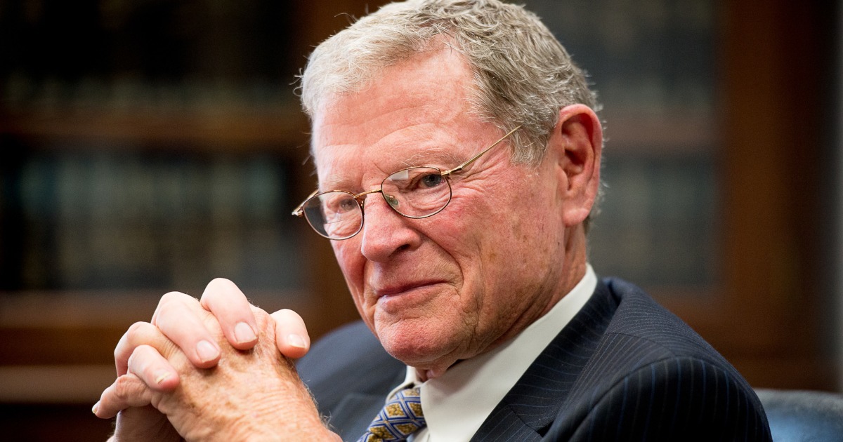 Former Sen. Jim Inhofe, defense hawk who called human-caused climate change a ‘hoax,’ dies at 89