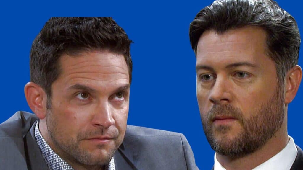 days of our lives spoilers: ej dimera (dan feuerriegel) - stefan diMera (brandon barash)