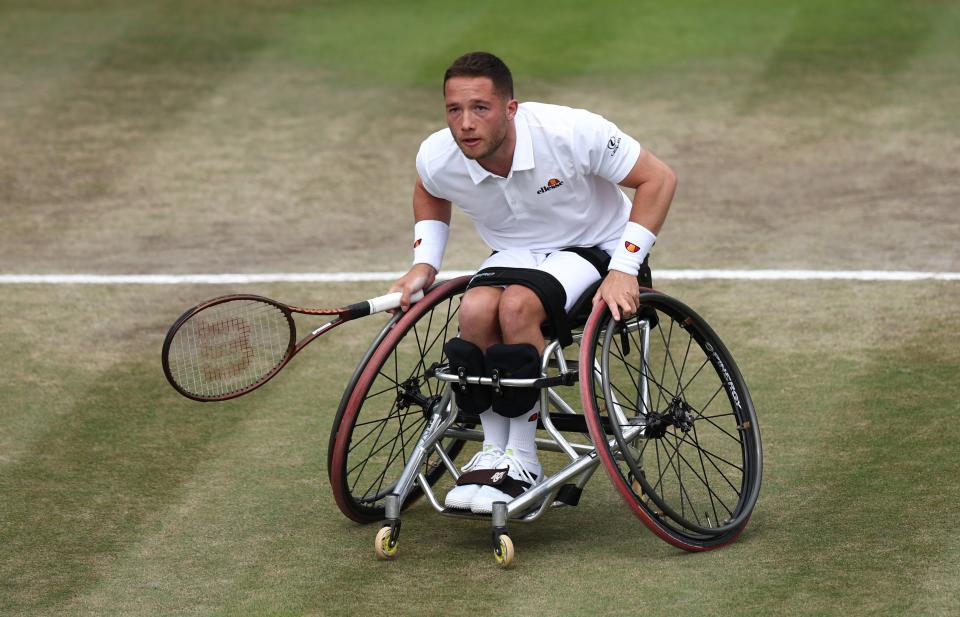 Alfie Hewett is looking to win his first Wimbledon title (Getty Images)