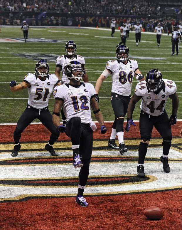 In the Ravens' 34-31 win against the San Francisco 49ers...